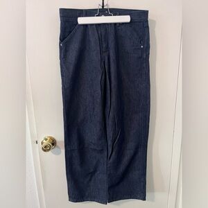 Banana Republic BR Jeans Slouch Straight Dark Wash Denim Zip Closure Women’s 29